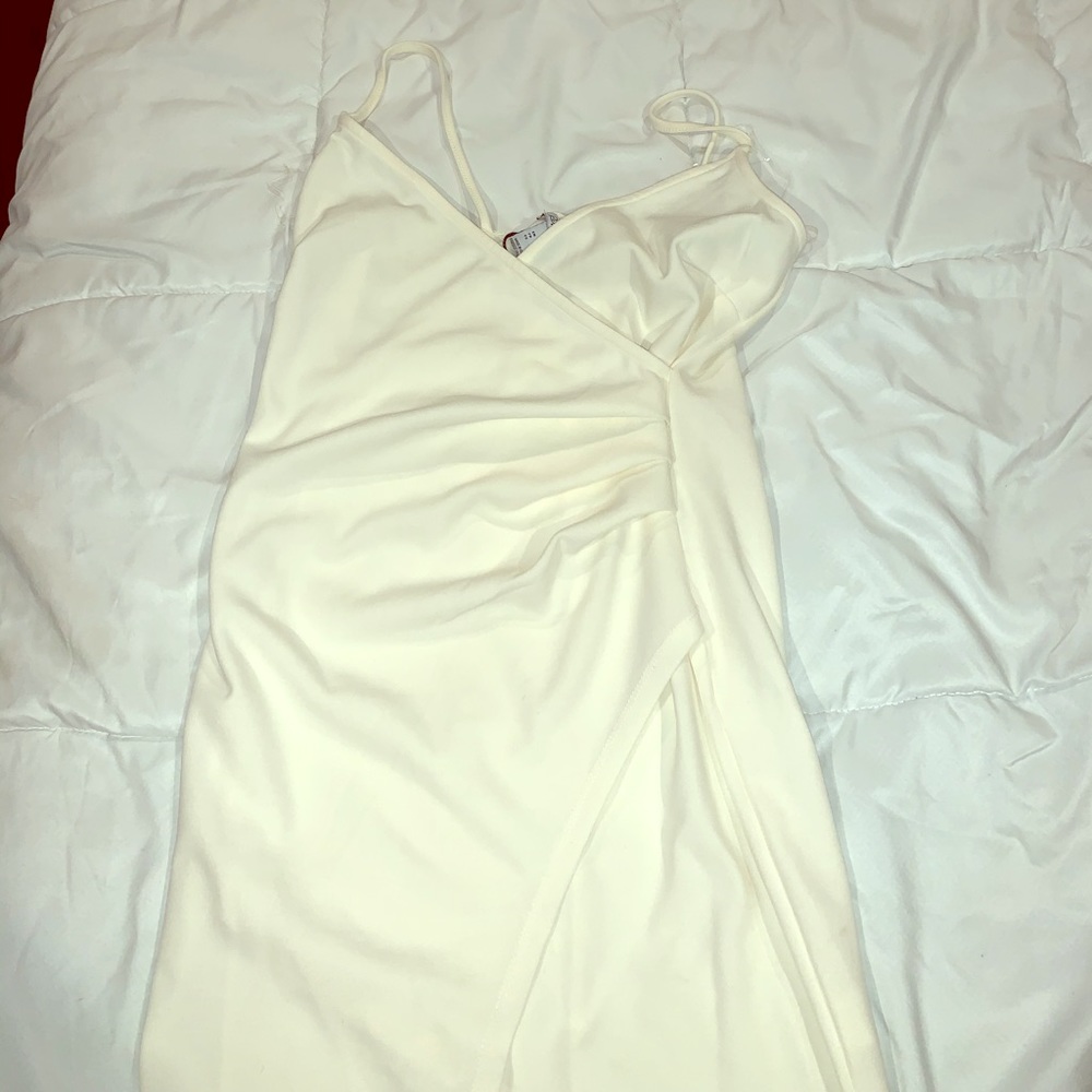 Cream party dress